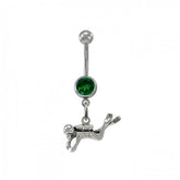 Diver Sterling Silver Body Jewelry BJ013 - Body Jewelrys